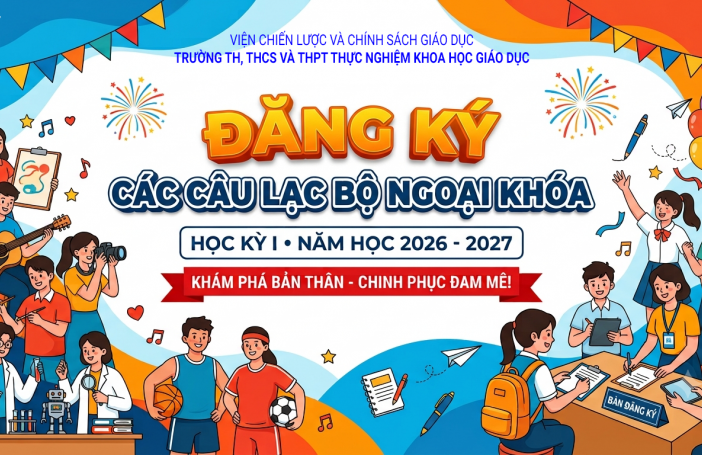 THÔNG BÁO TUYỂN SINH CLB NGOẠI KHÓA HỌC KÌ I NĂM HỌC 2026 - 2027